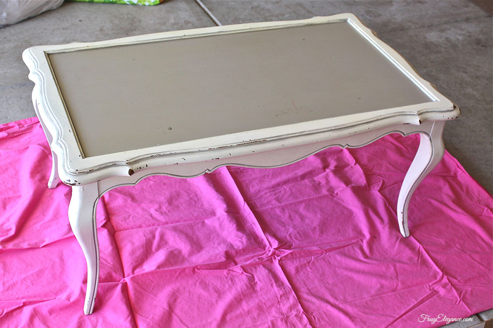 (Before) Coffee Table Update - by FrugElegance