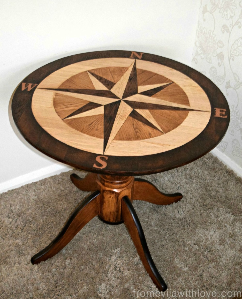 DIY Compass Table - by From Evija with Love