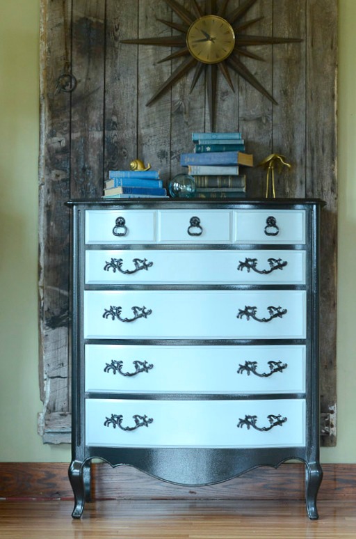 Gloss & Glamour Dresser Makeover - by Queen Patina