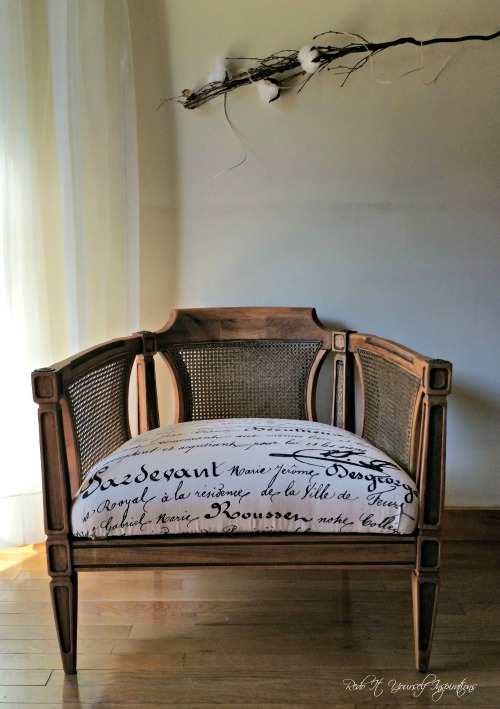 Faux Antique Chair Makeover - by Redo It Yourself Inspirations
