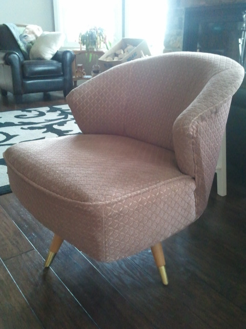 (Before) Pretty in Paisley Chair Makeover - by Creative Moments