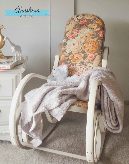 Bentwood Rocking Chair Makeover - by Anastasia Vintage