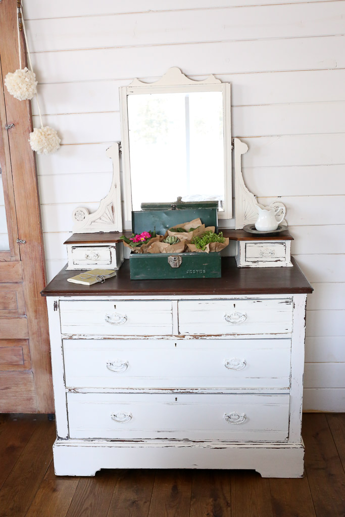 Shabby and Chic Dresser Makeover - by This Mamas Dance