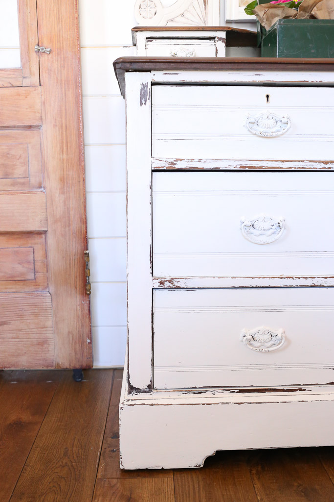 Shabby and Chic Dresser Makeover - by This Mamas Dance