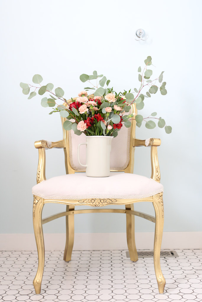 Glamorous Gilded French Chair Makeover - by This Mamas Dance