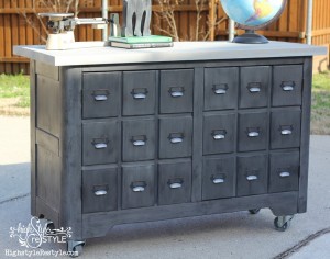 Industrial Apothecary Cart