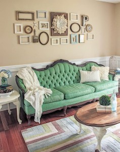 Green Painted Sofa
