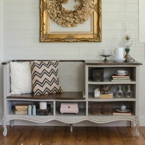 Drawerless Dresser to Bench