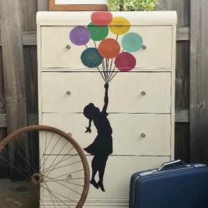 Floating Girl Dresser