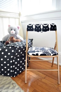 Modern Glam Folding Chair