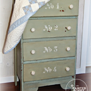 Mini Mint Dresser Makeover