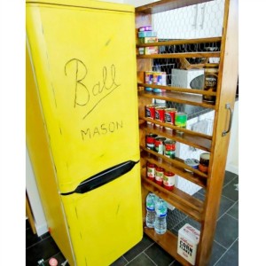 She Painted Her Fridge!